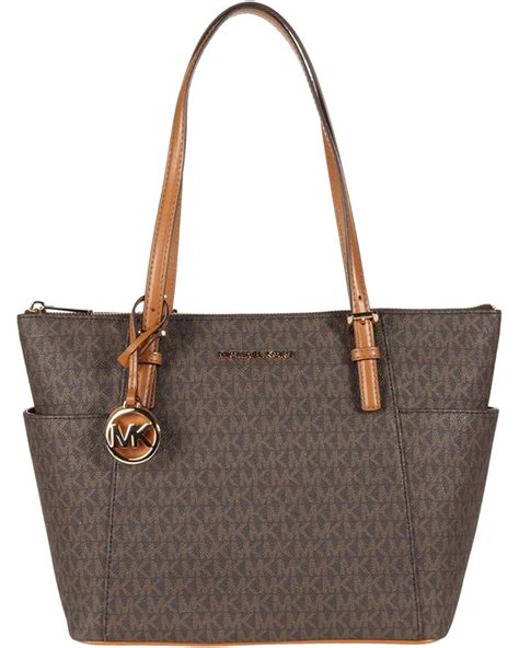 Michael Michael Kors Logo Jet Set East West Top Zip Tote 